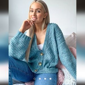 Free People Molly Cardigan / Cardi - Knit Sweater